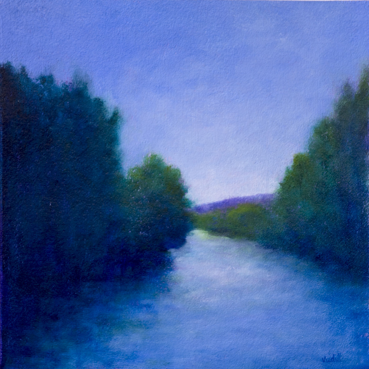 Evening on the Russian River by Victoria Veedell 