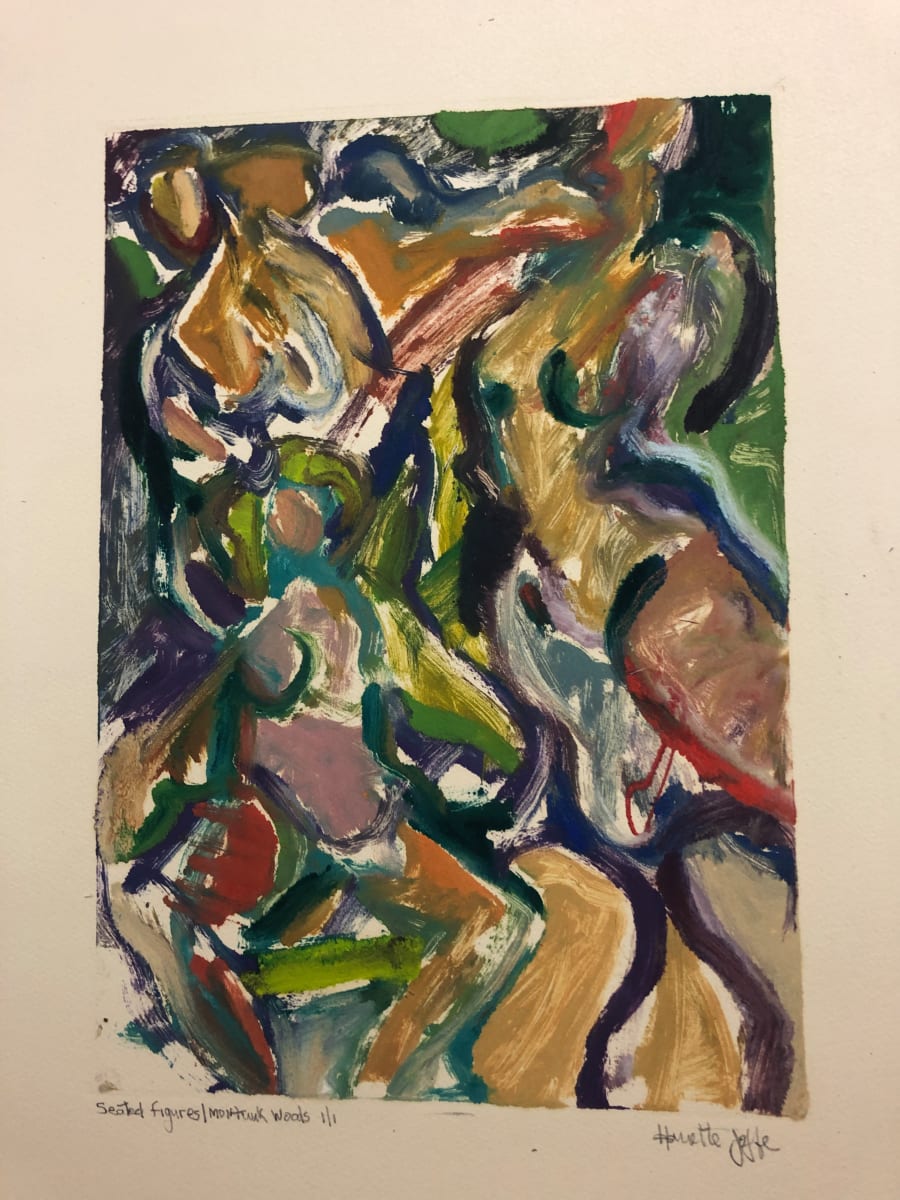 Seated Figures/ Montauk Woods 