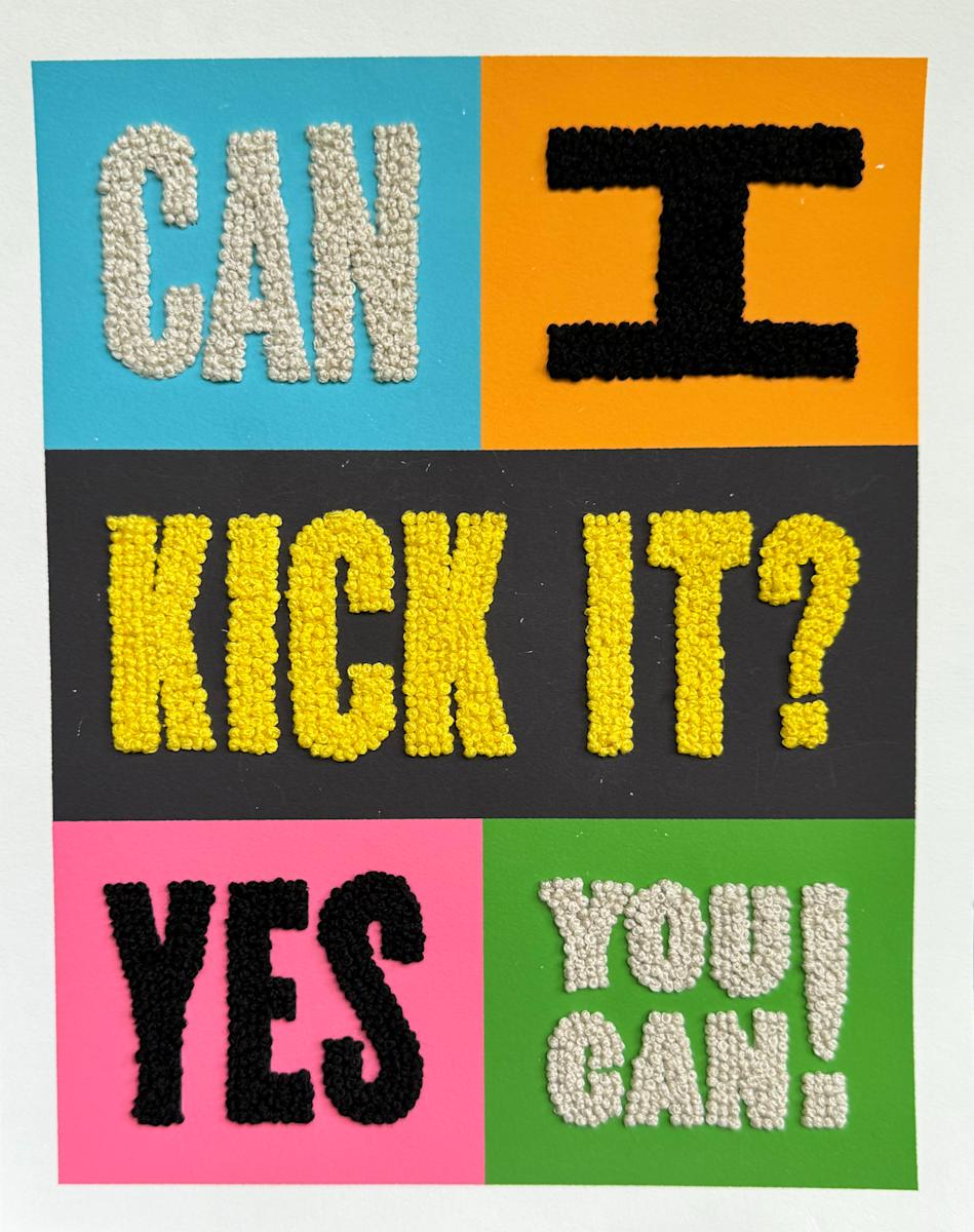 Can I Kick It? by Ariel Kohn 