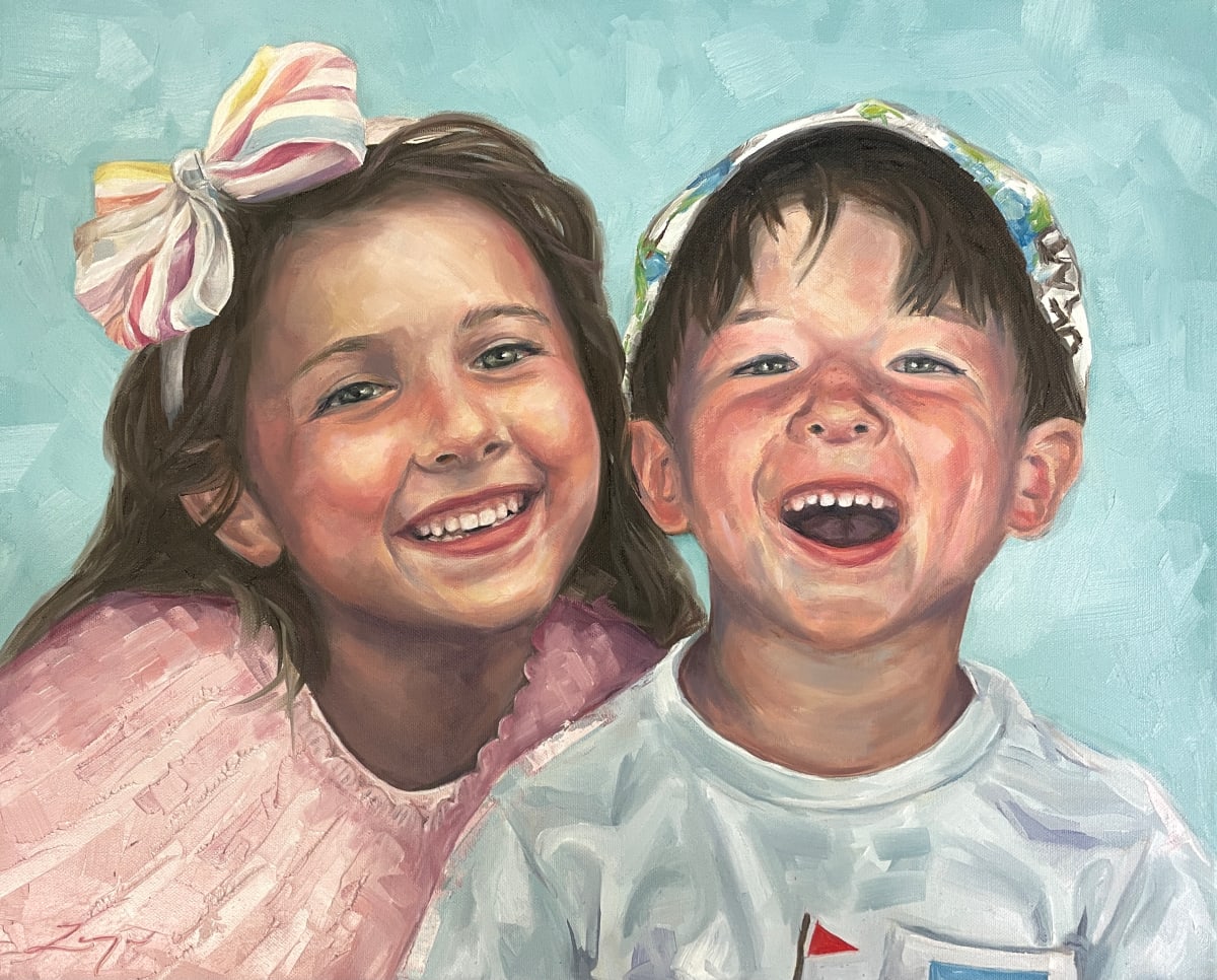 Joyful Siblings by Zanya Dahl 
