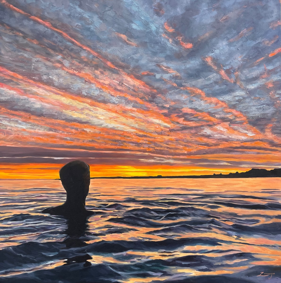 Orange Swimrise by Zanya Dahl, Image 1.