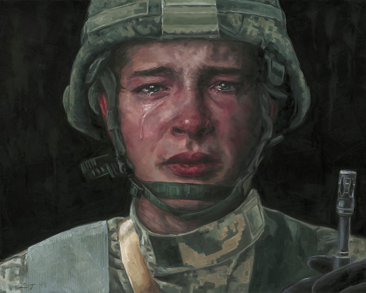 Soldier in Conflict by Zanya Dahl 