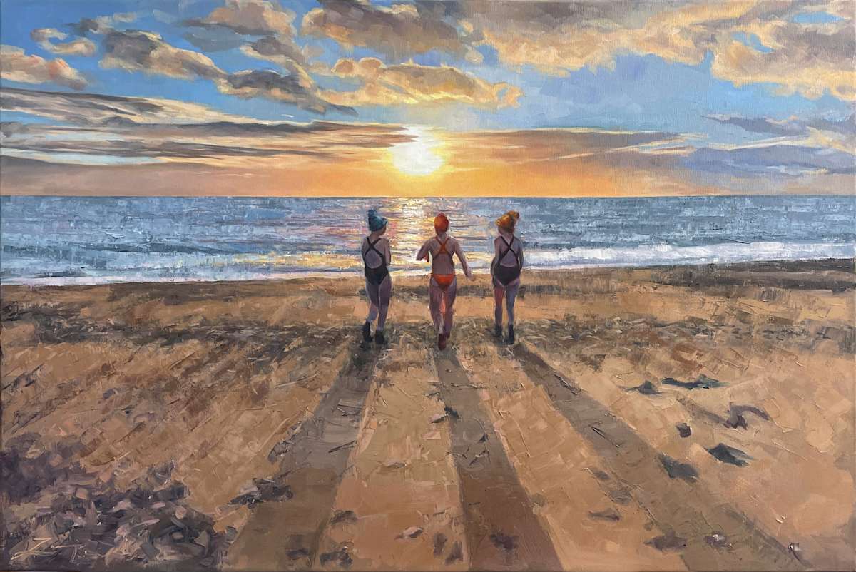 Spring Swimrise, Killiney Beach by Zanya Dahl, Image 1.