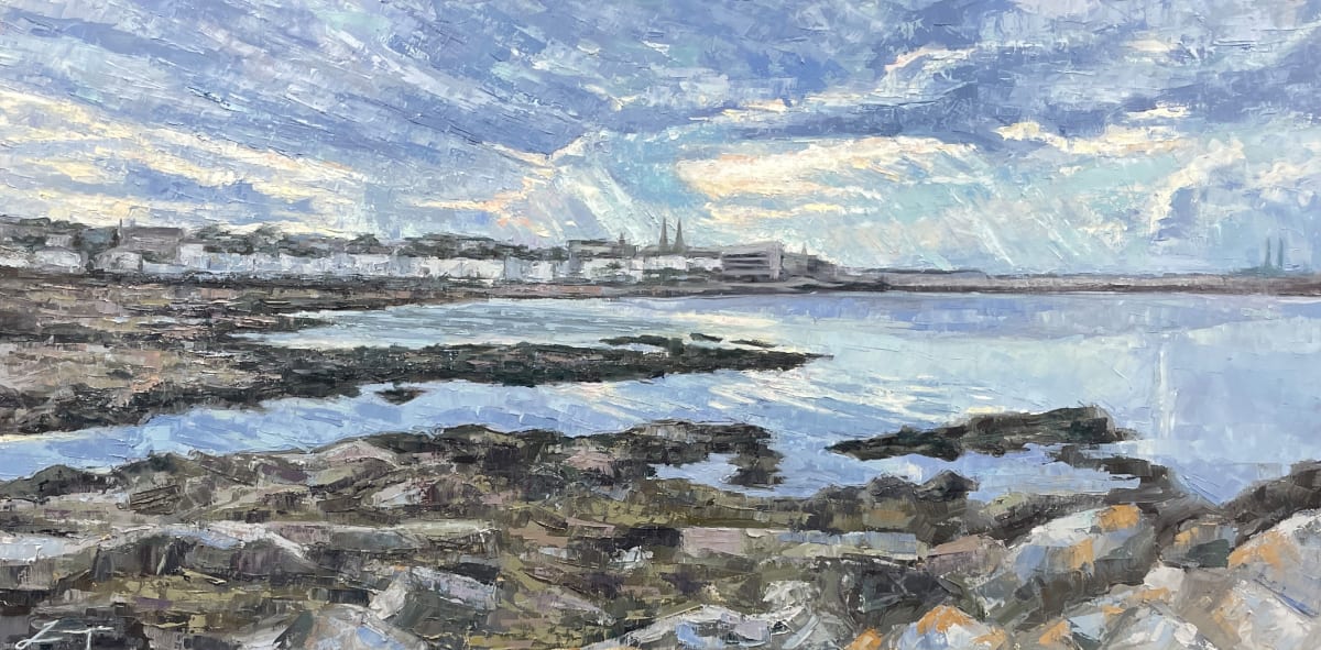 Dun Laoghaire, summer evening view from Sandycove by Zanya Dahl 