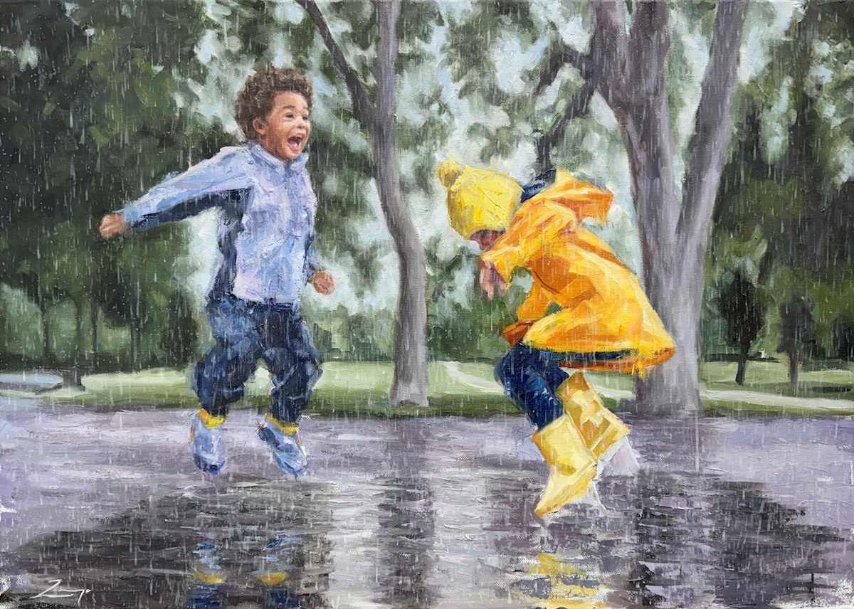 Puddle Magic by Zanya Dahl 