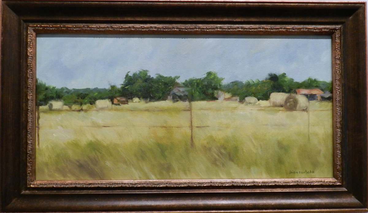 Hay Bales IV by Leisa Shannon Corbett, Image 1.