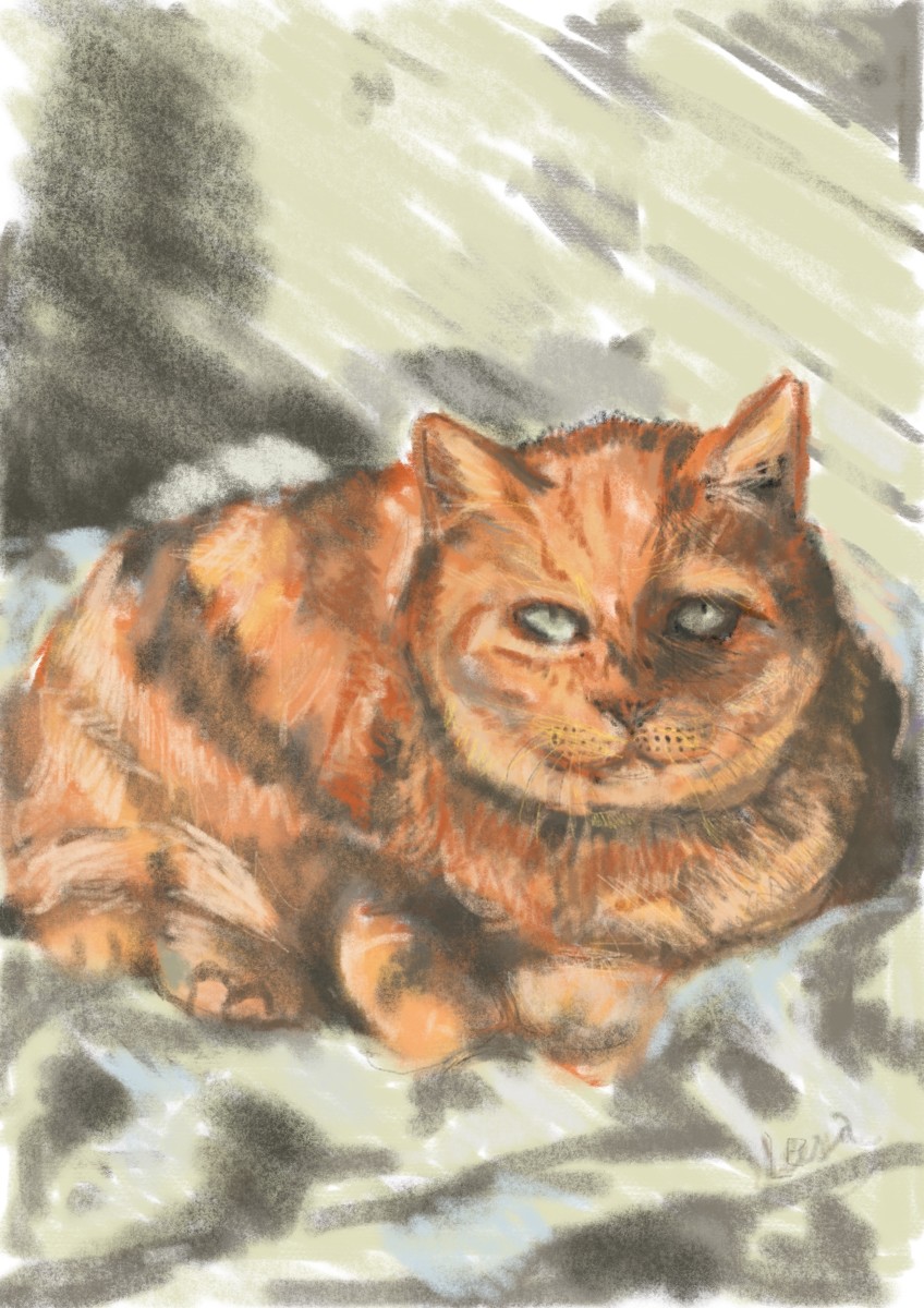 Max Cat by Leisa Shannon Corbett 