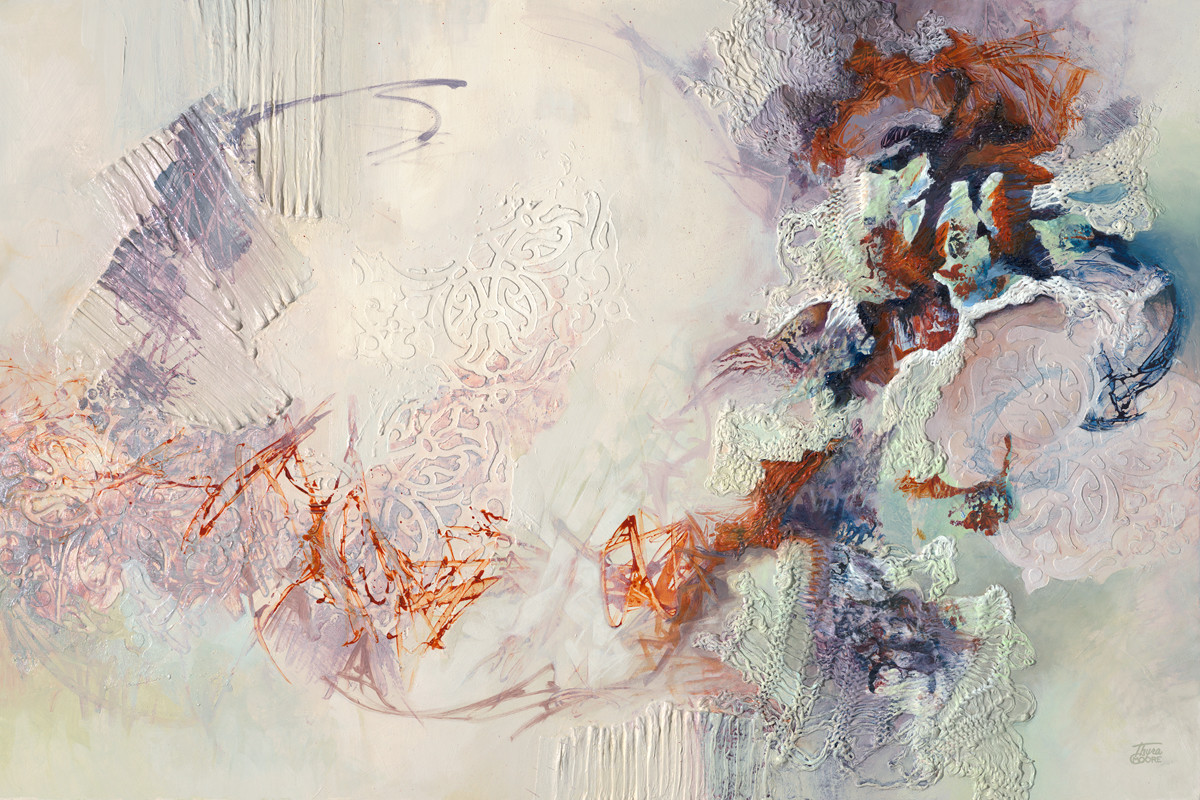 In The Garden by Thyra Moore 