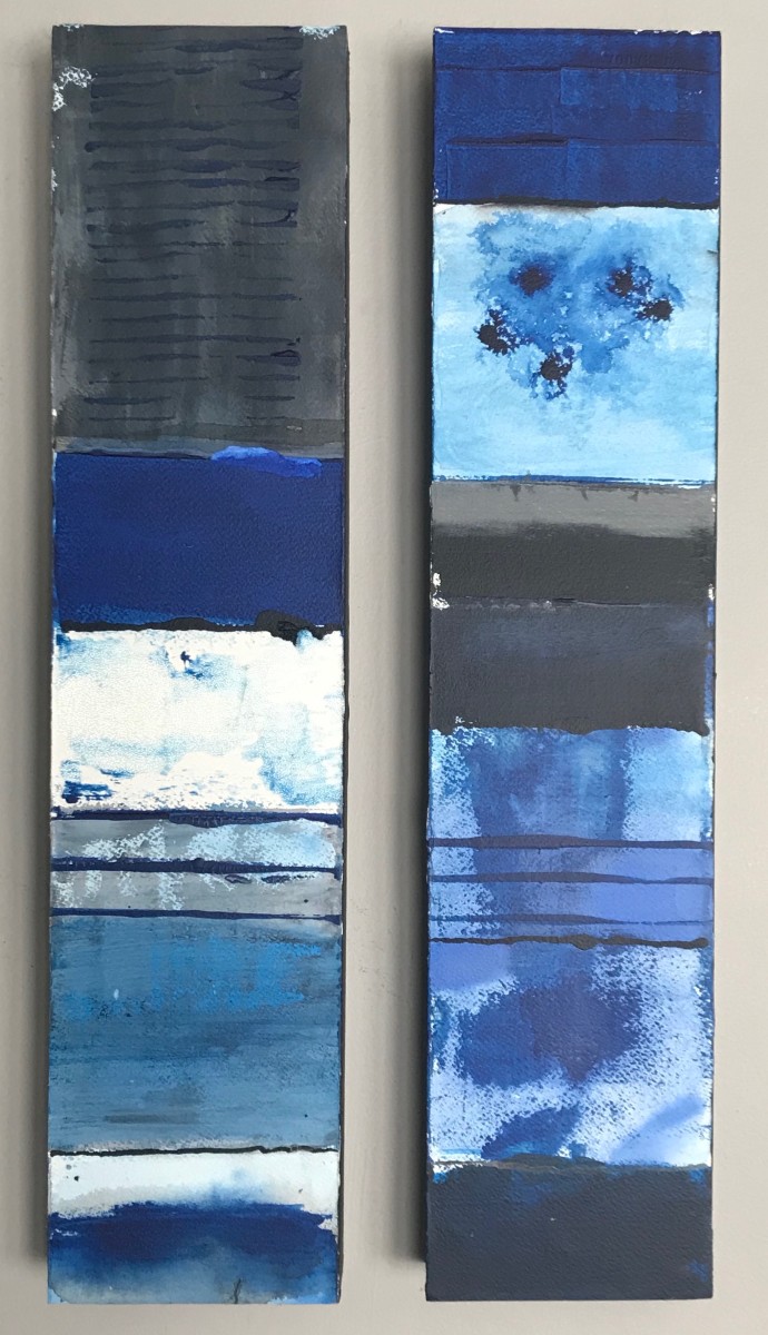 SBH 38 Diptych (22x5x1.5 each) by McCain McMurray 