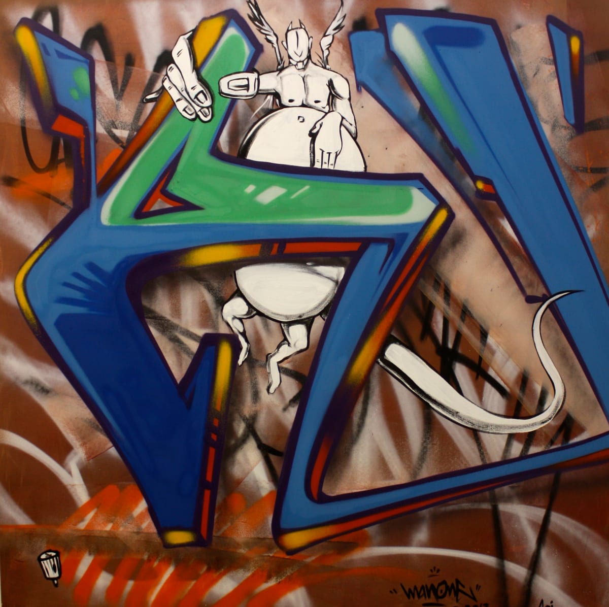 BELLY ACHE by Man One, Image 1.