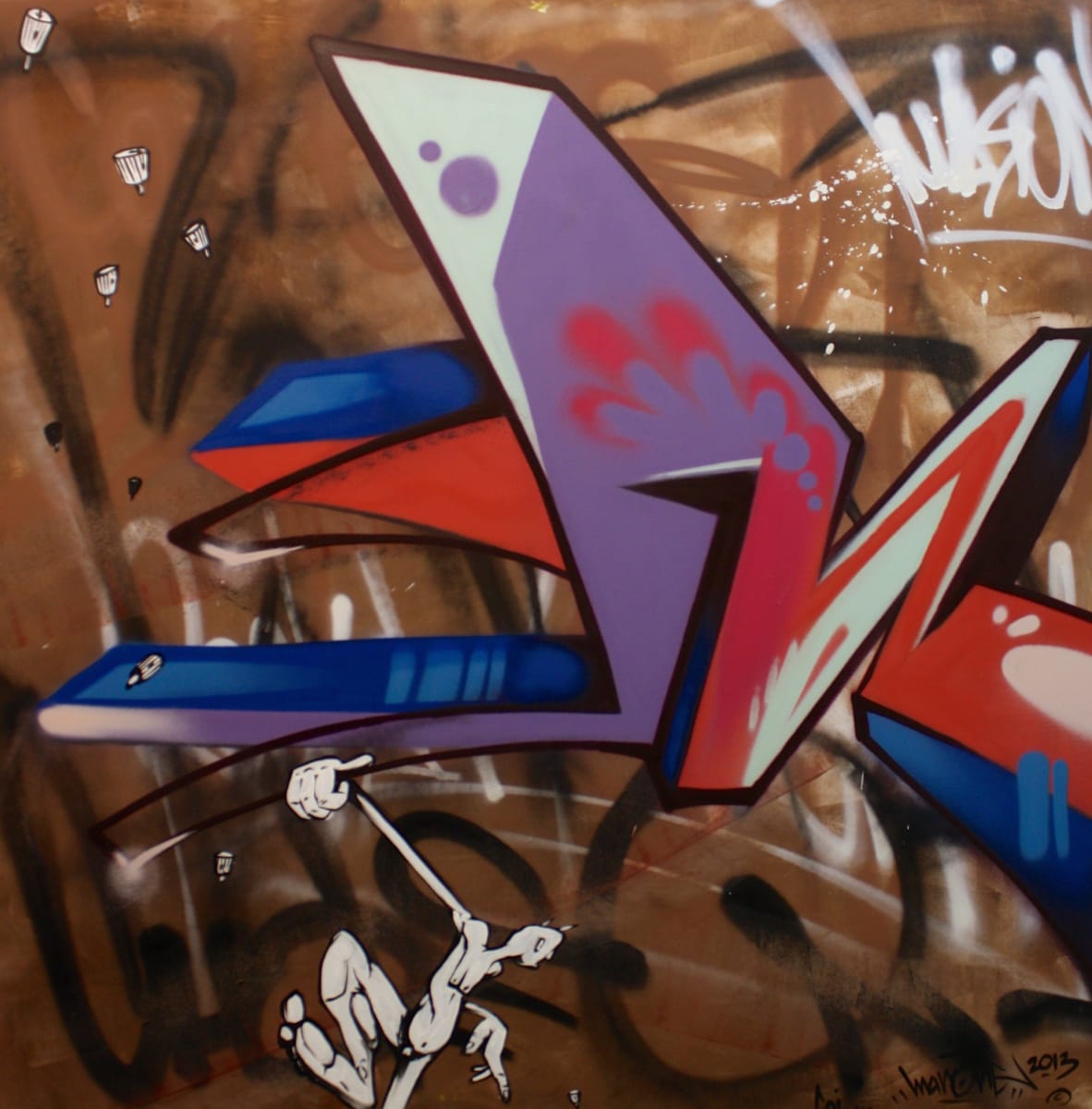 FALLING CAPS by Man One, Image 1.