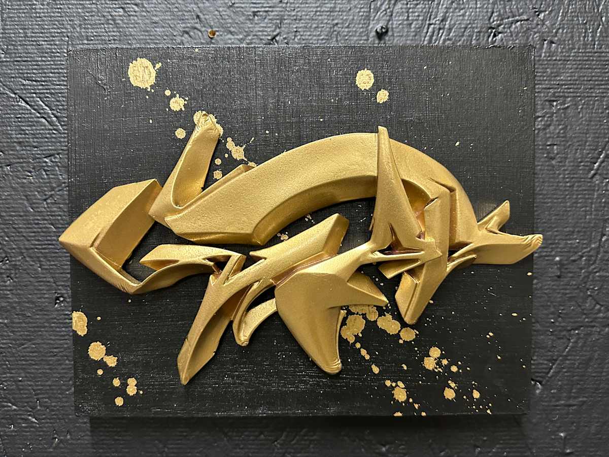 GOLD RELIEF #2 by Man One, Image 14.