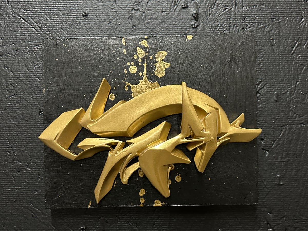 GOLD RELIEF #3 by Man One 