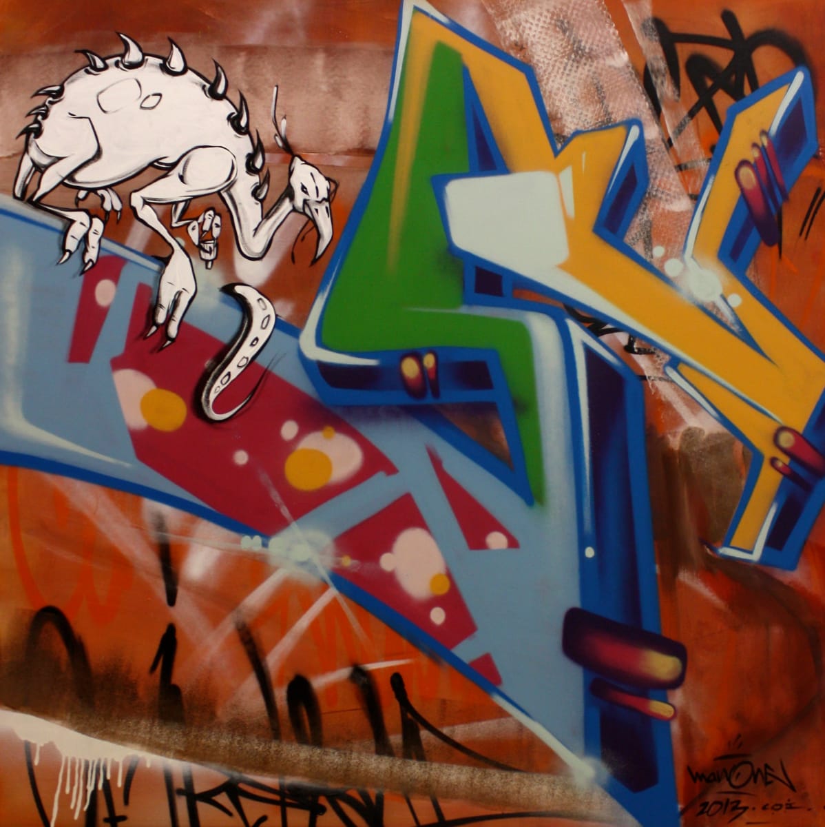 PREYING ON CULTURE by Man One, Image 1.