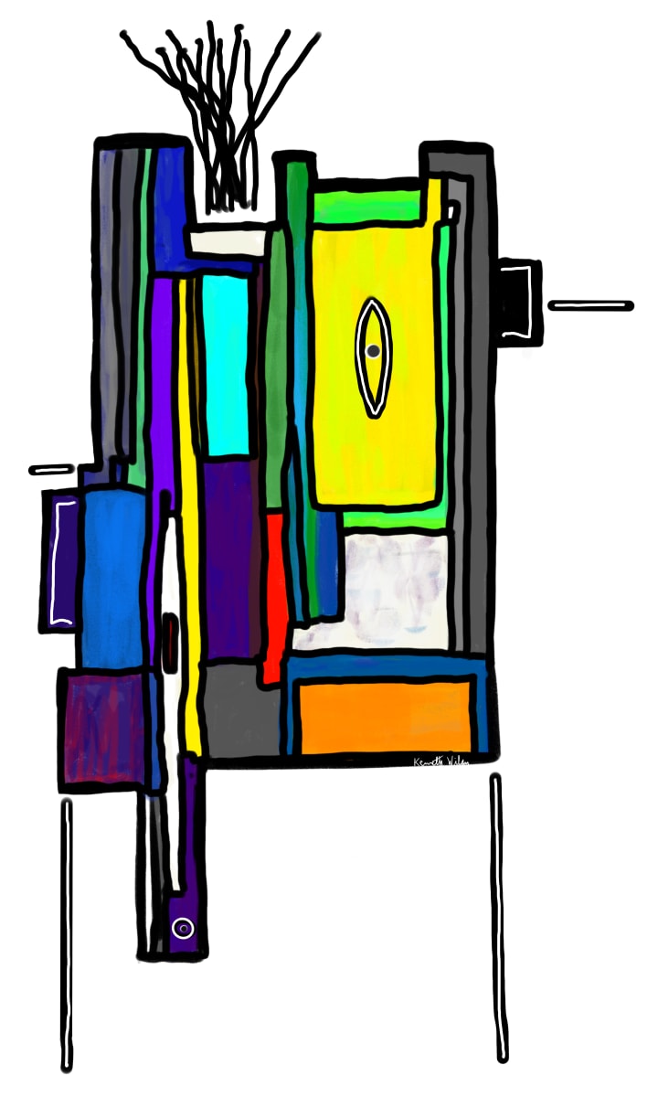Color Robot 1-2 by Kenneth Wilan 