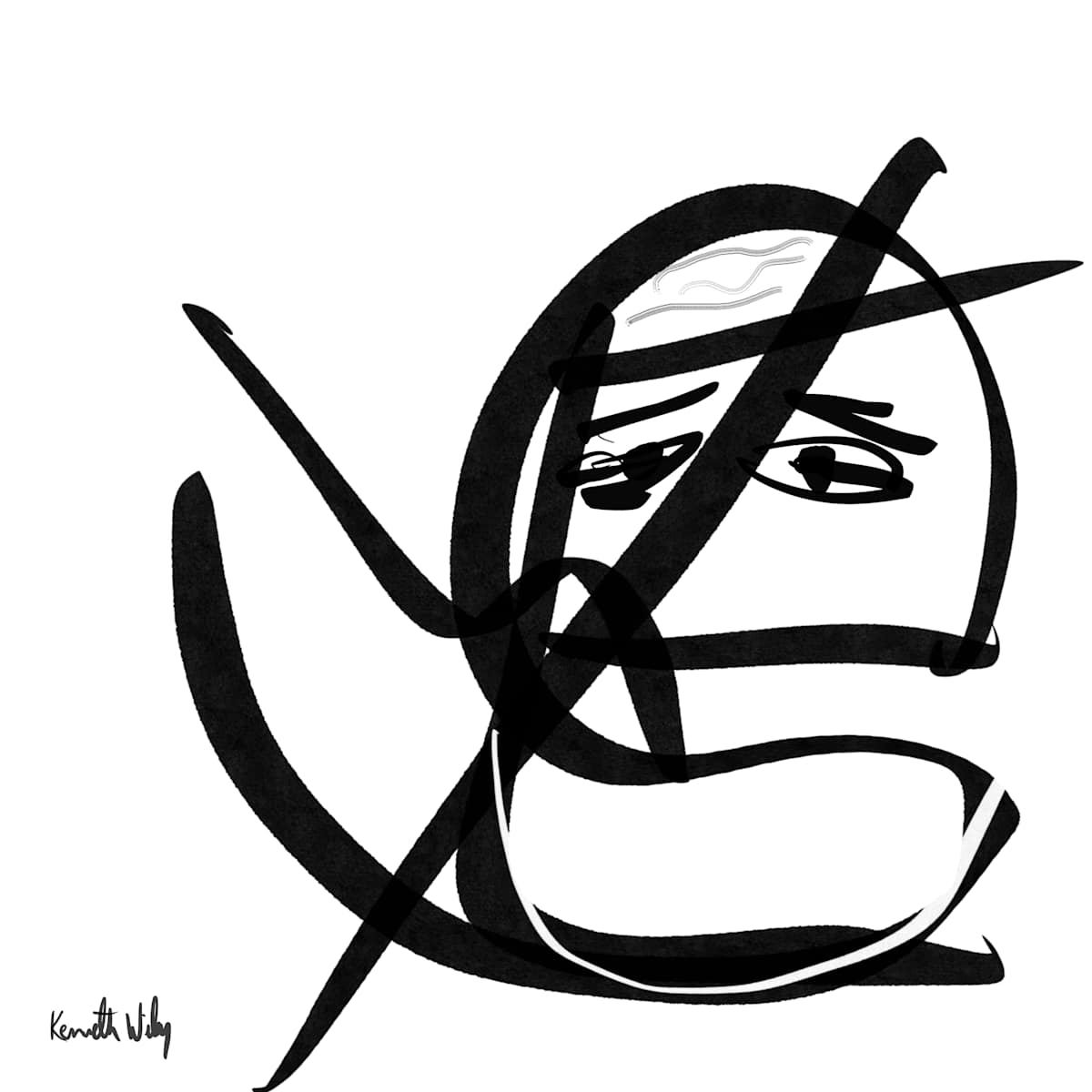 HeadFaceEyes 12 by Kenneth Wilan, Image 2.