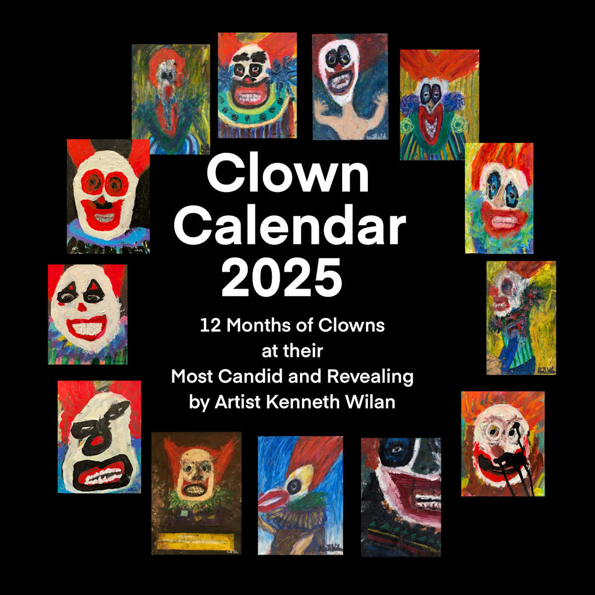Clown Calendar by Kenneth Wilan, Image 1.