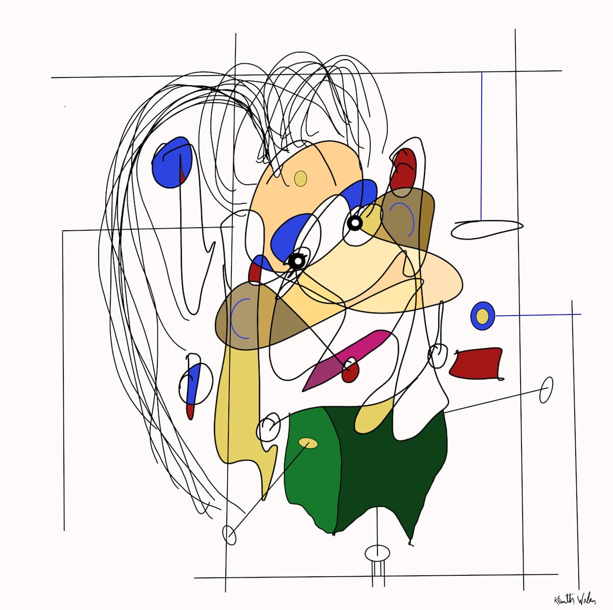 Portrait Mobile by Kenneth Wilan 