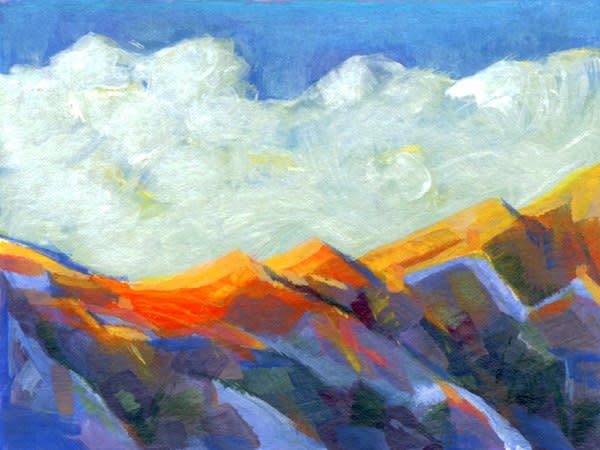 Sun Capped Morning by Erica Dornbusch 