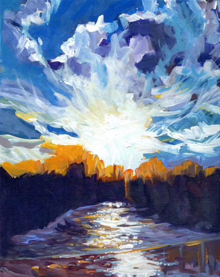 Winter Light at Richmond Street Bridge by Erica Dornbusch 