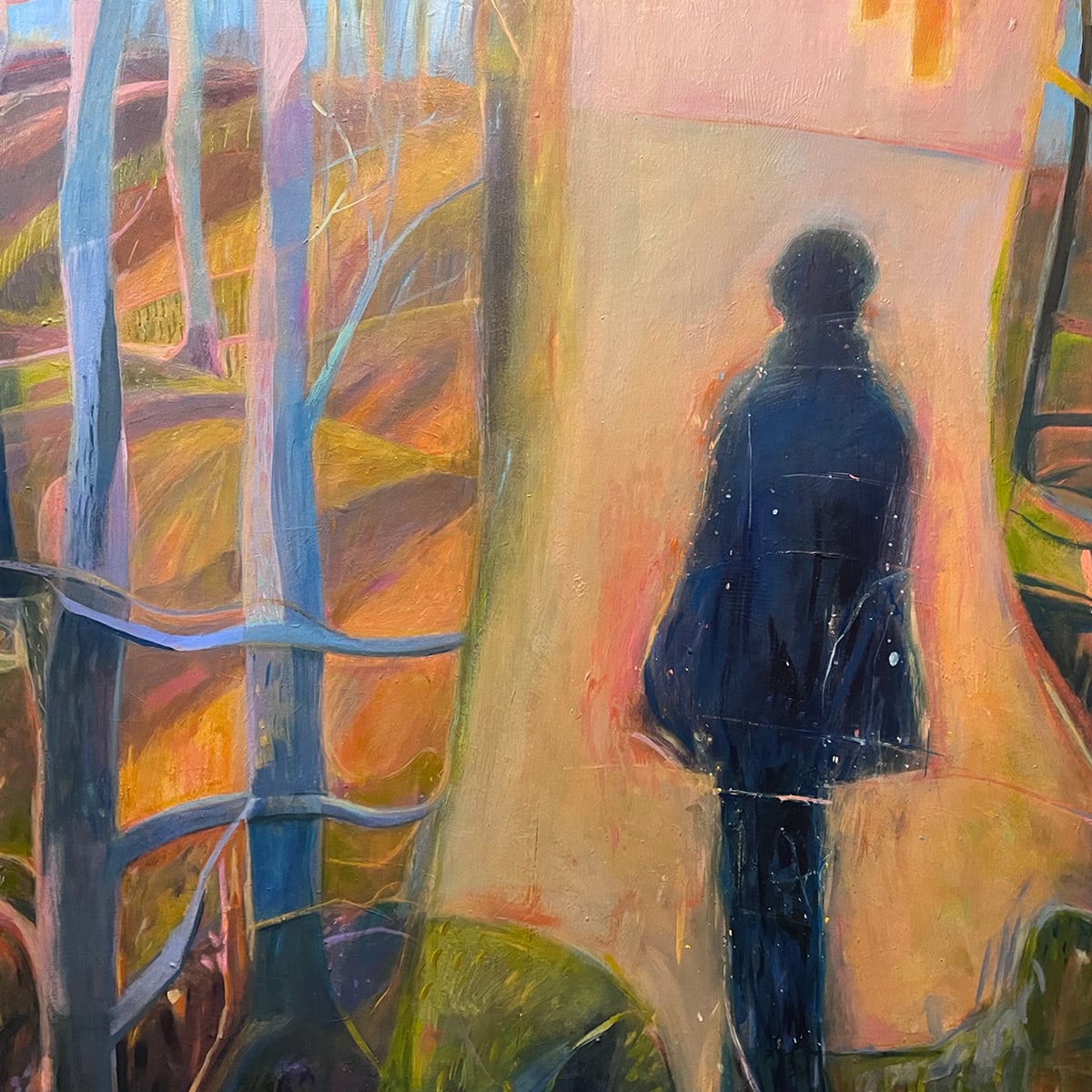 Fall Trail Marker by Erica Dornbusch 