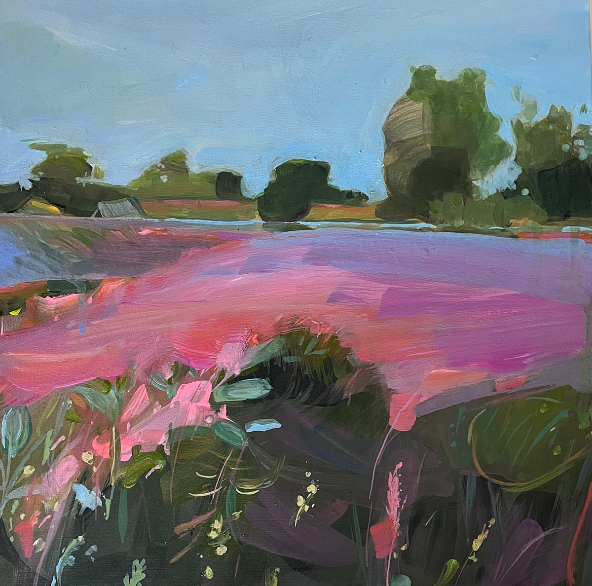 Phlox At Thames Edge by Erica Dornbusch 