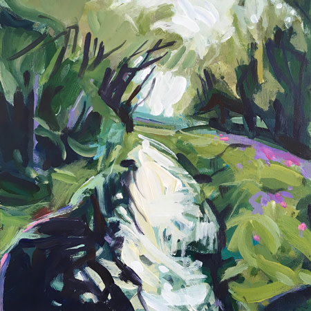 The Creek Bends Away at Forth & Adelaide by Erica Dornbusch 