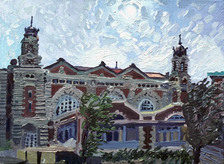 Ellis Island/Approaching Squall 