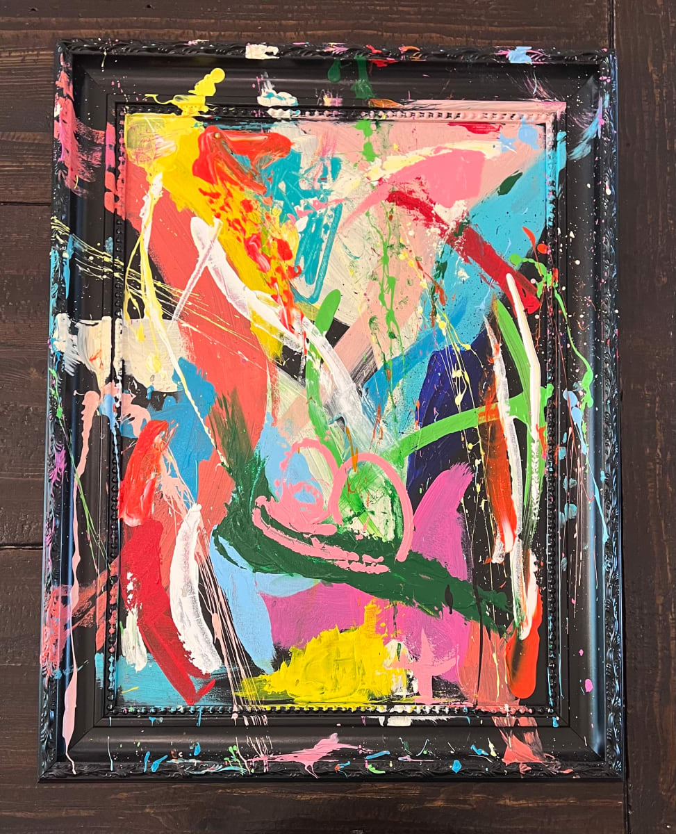 Splash Of Brightness by jan pinard  Image: Framed Canvas Art is in the Frame