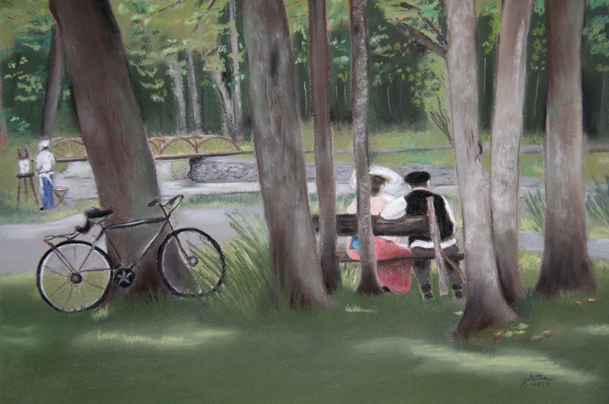 In the Park by barbara gulotta 