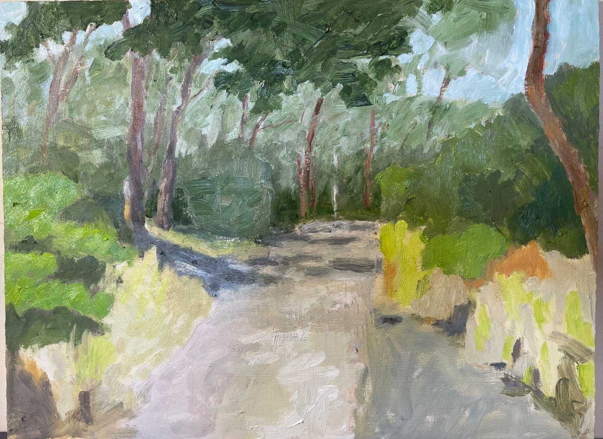 Park road landscape by Paul Rolfe 