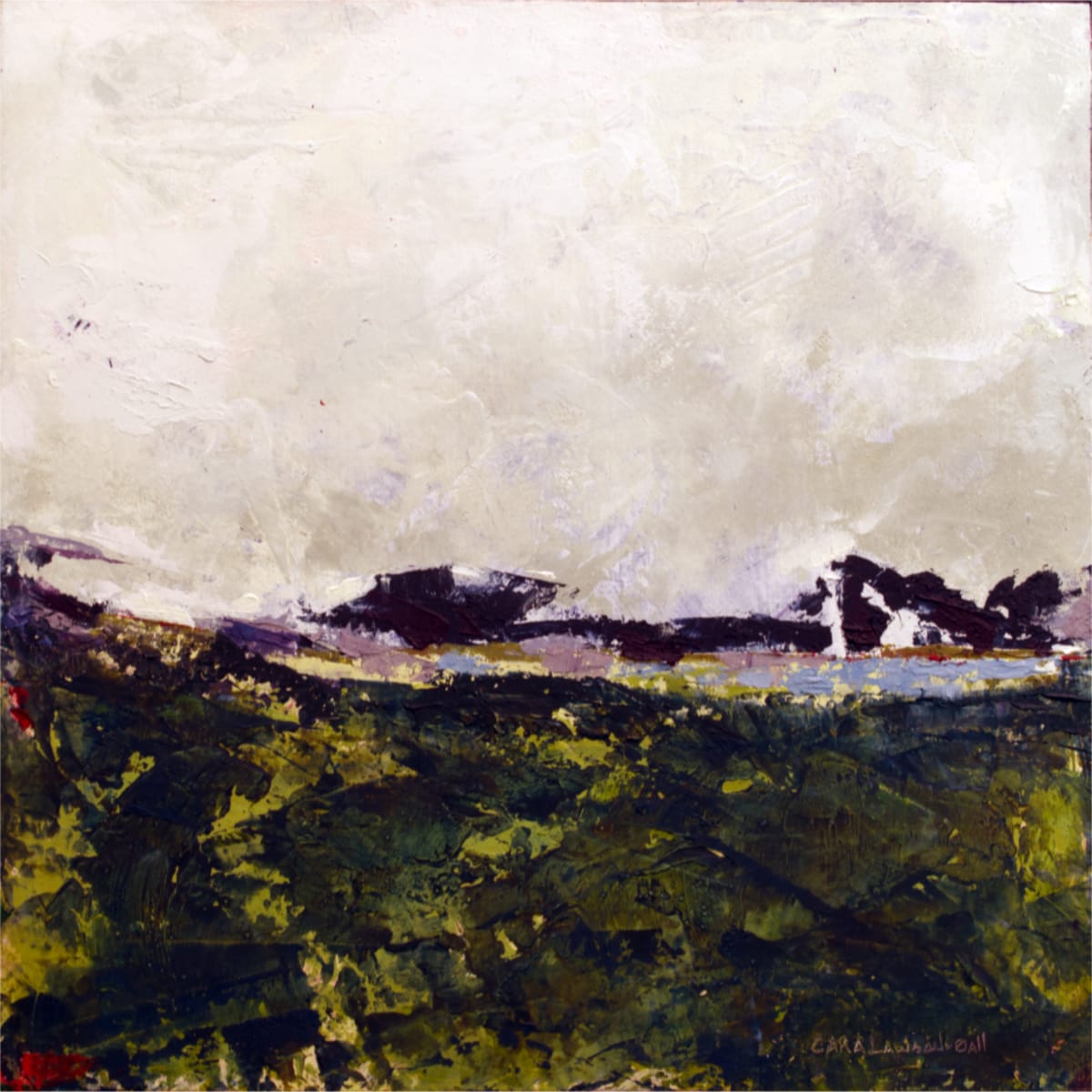 Silence of Green by Cara Lawson-Ball  Image: Silence of Green, Oil and Cold Wax