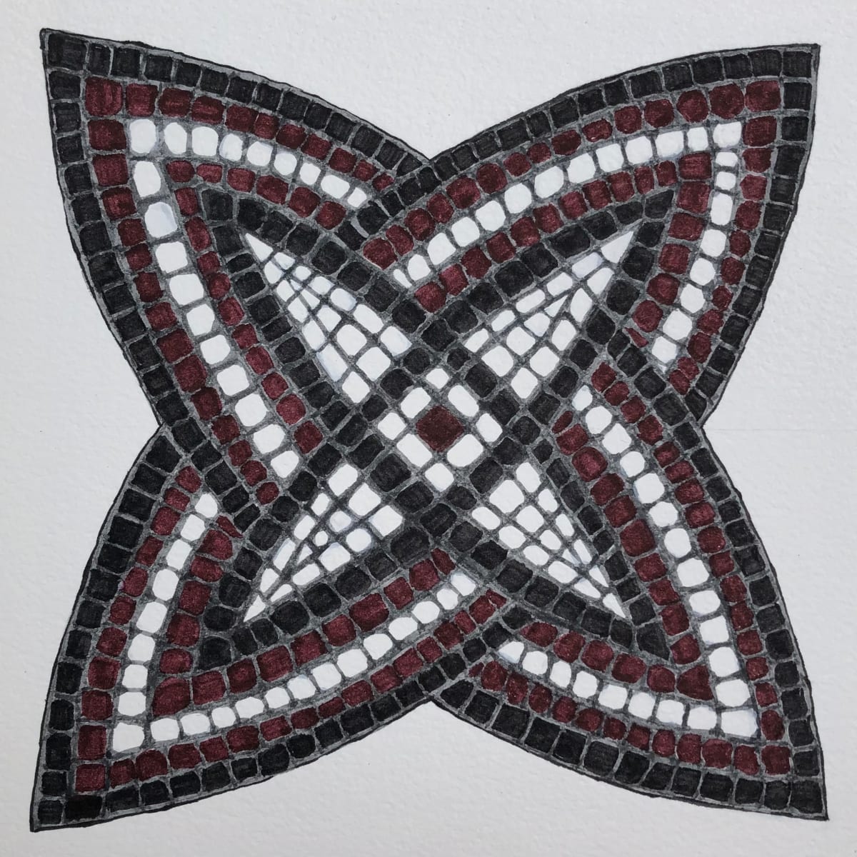 Winter Star Motif by Carol Stirton-Broad, Image 1.