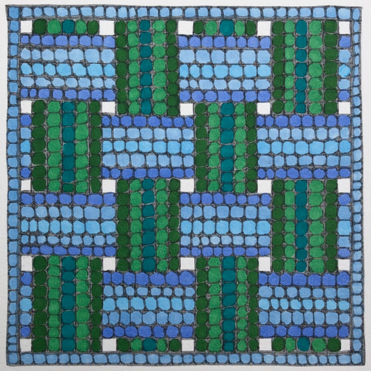 Summer Key Pattern by Carol Stirton-Broad, Image 1.