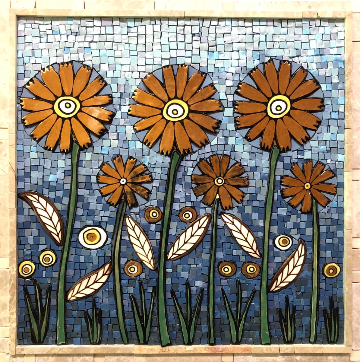 Perception #2 - Gold and Blue by Carol Stirton-Broad 