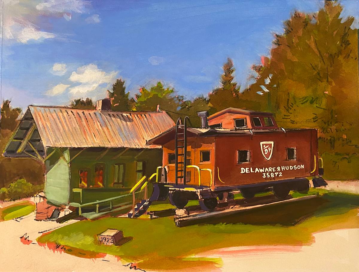 Greenfield Caboose by Kelly Smith 