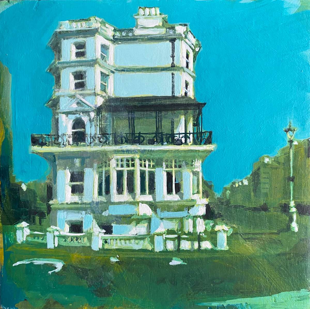 Corner of King's Esplanade and Medina Terrace, Hove (study II) by Camilla Dowse 