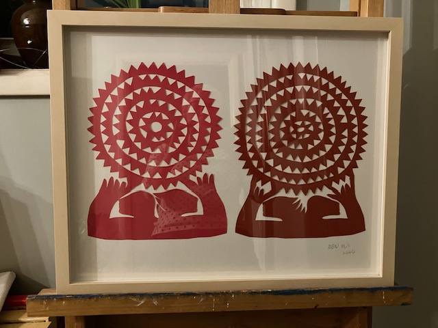 Double Glow by Ren Hui  Image: Double Glow - Paper cut - 2024