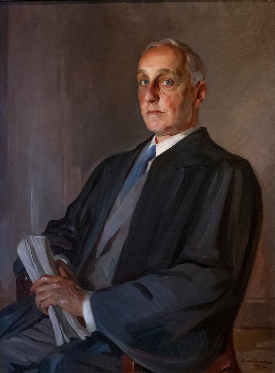 Portrait of Justice Gilbert Bettman by Frank Werner 