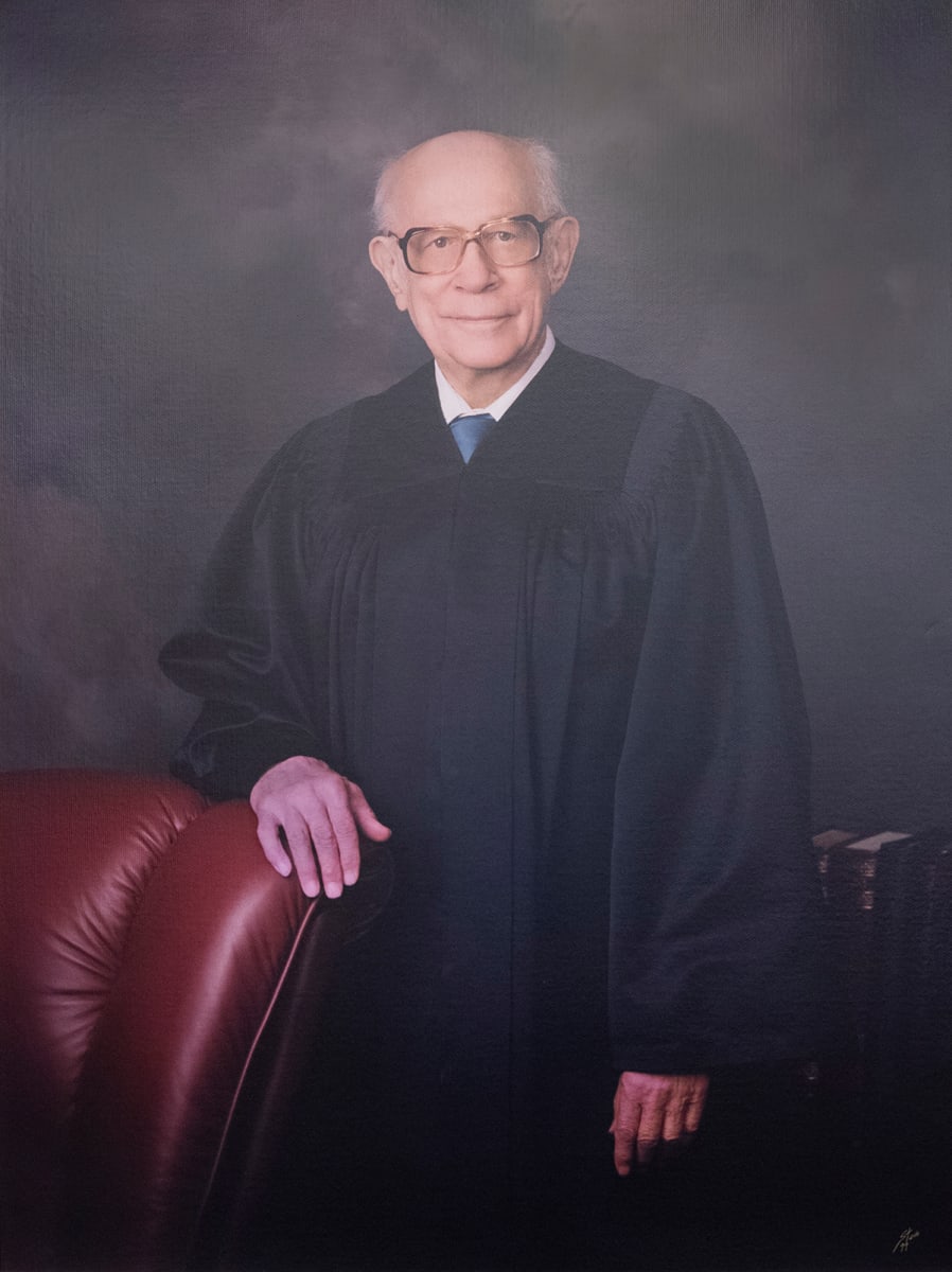 Portrait of Justice Clifford F. Brown by Stein 