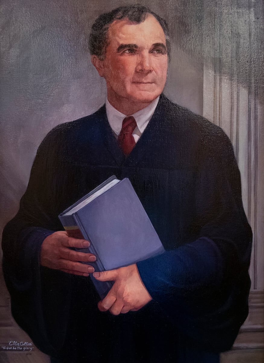 Portrait of Justice Frank D. Celebrezze by Eleanor Colton 