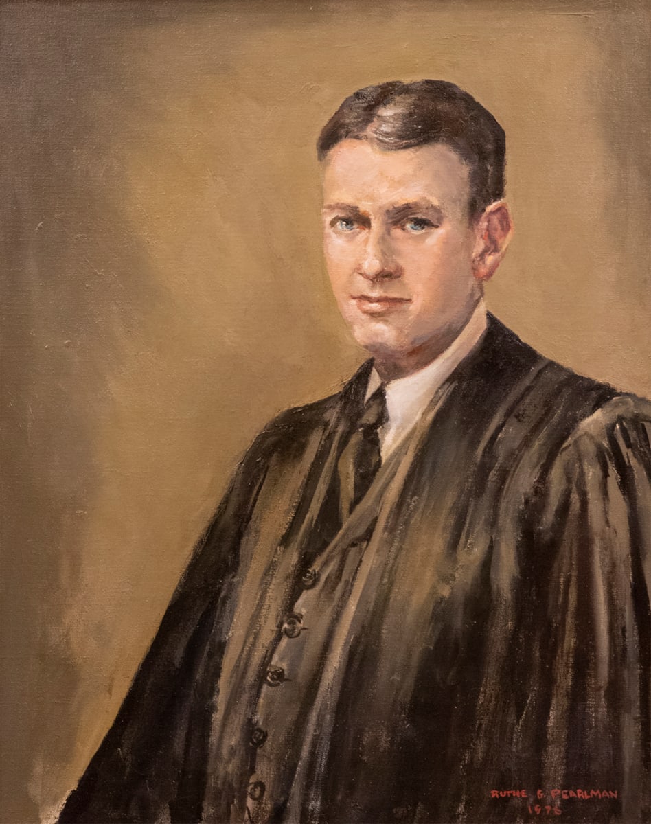 Portrait of Justice Robert Nestor Gorman by Ruthe G. Pearlman 