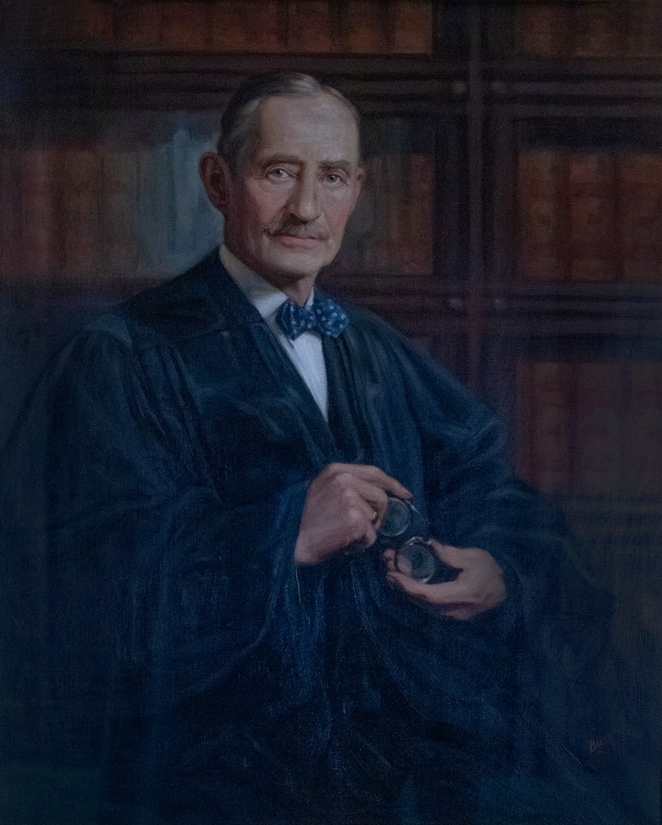 Portrait of Justice Thomas Alfred Jones by Baker 