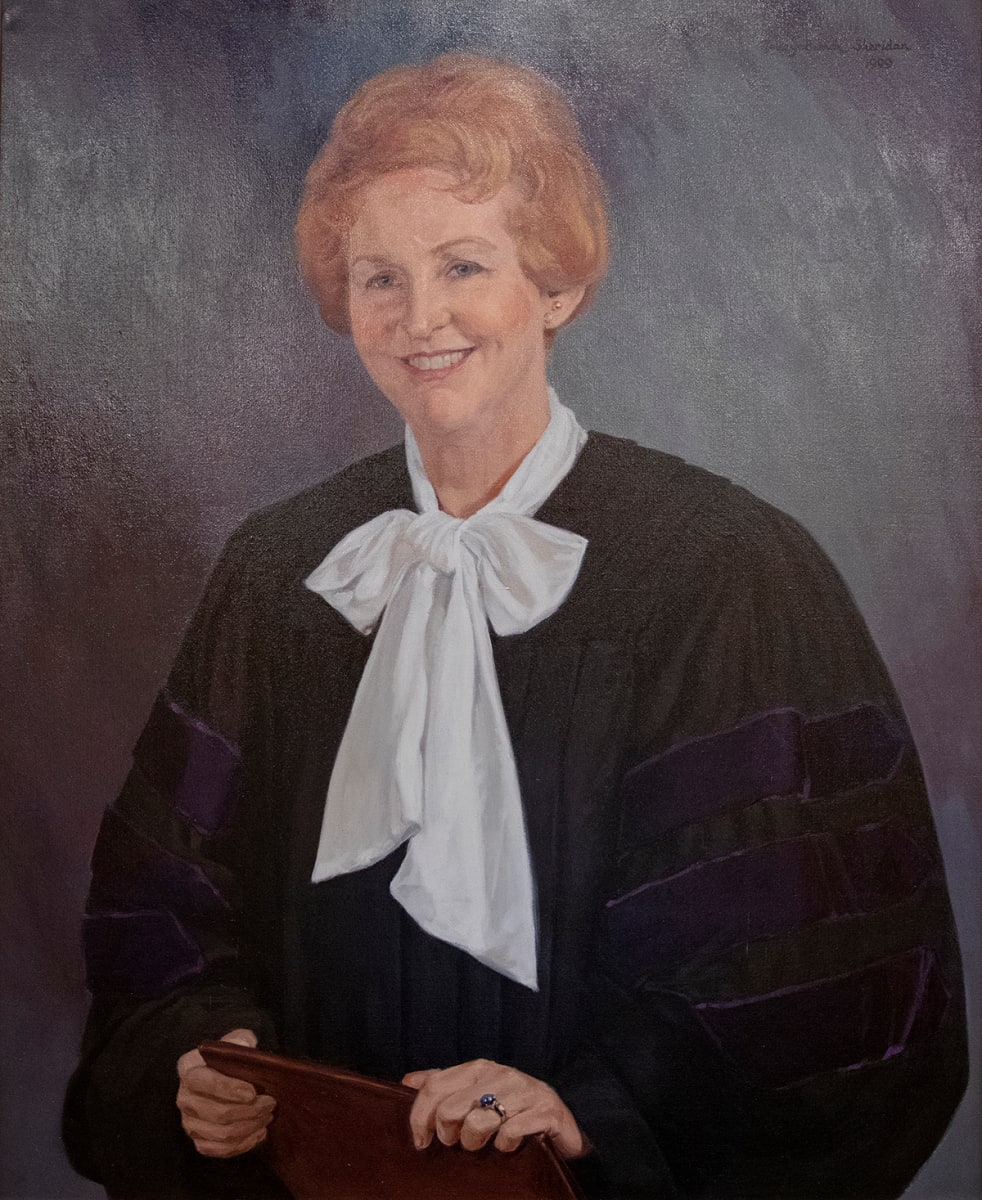 Portrait of Justice Blanche Krupansky by Nancy Bunch Sheridan 