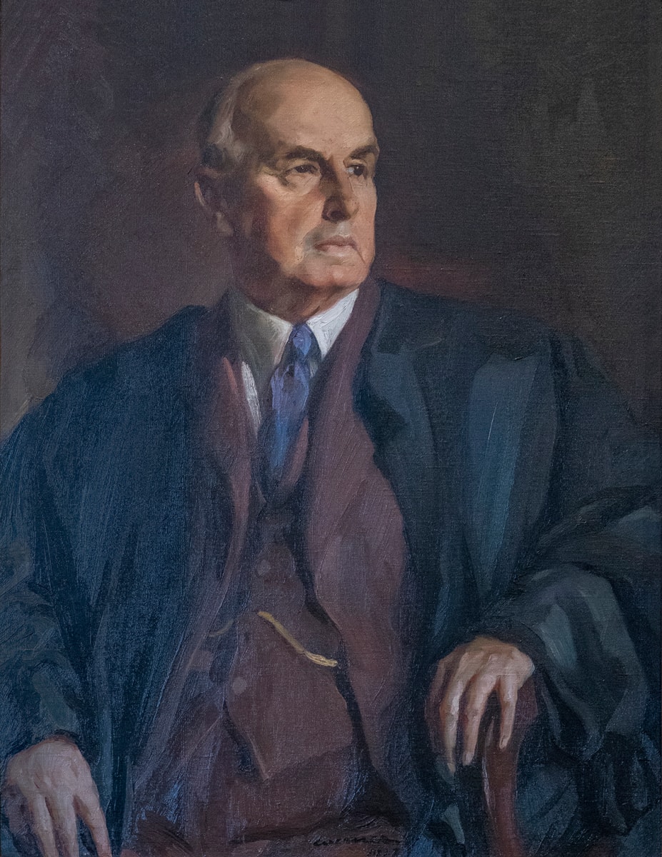 Portrait of Justice Hugh L. Nichols by Frank Werner 
