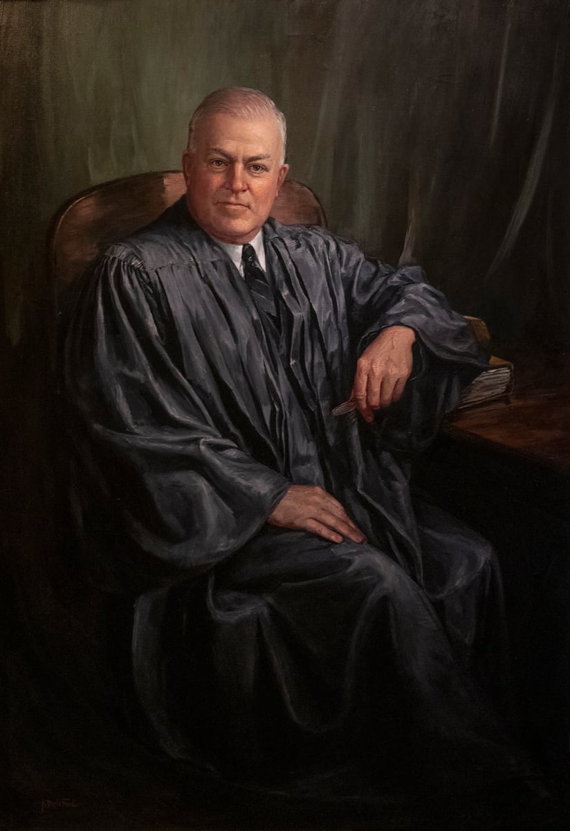 Portrait of Justice James G. Stewart by K. Doyle Ford 