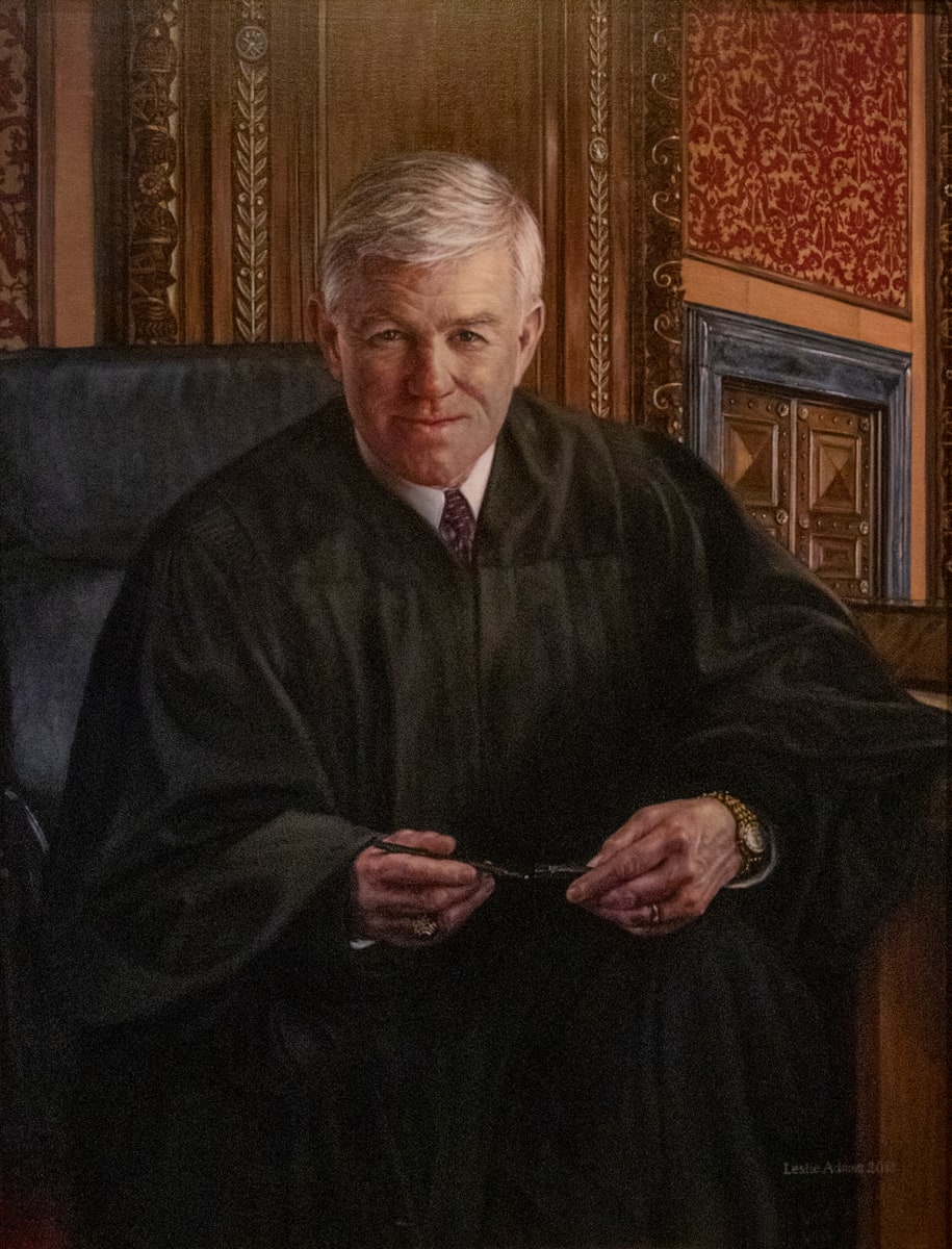 Portrait of Justice Francis E. Sweeney by Leslie Adams 