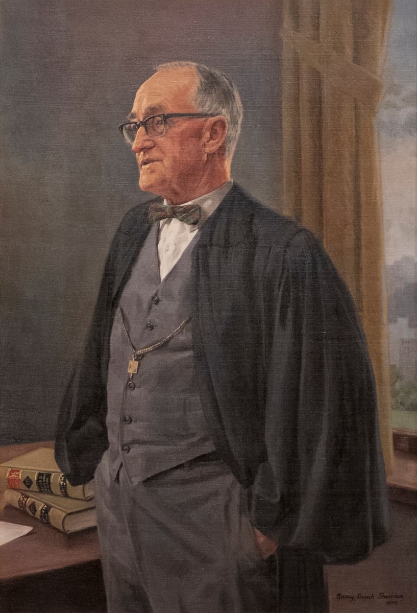 Portrait of Justice Kingsley A. Taft by Nancy Bunch Sheridan 