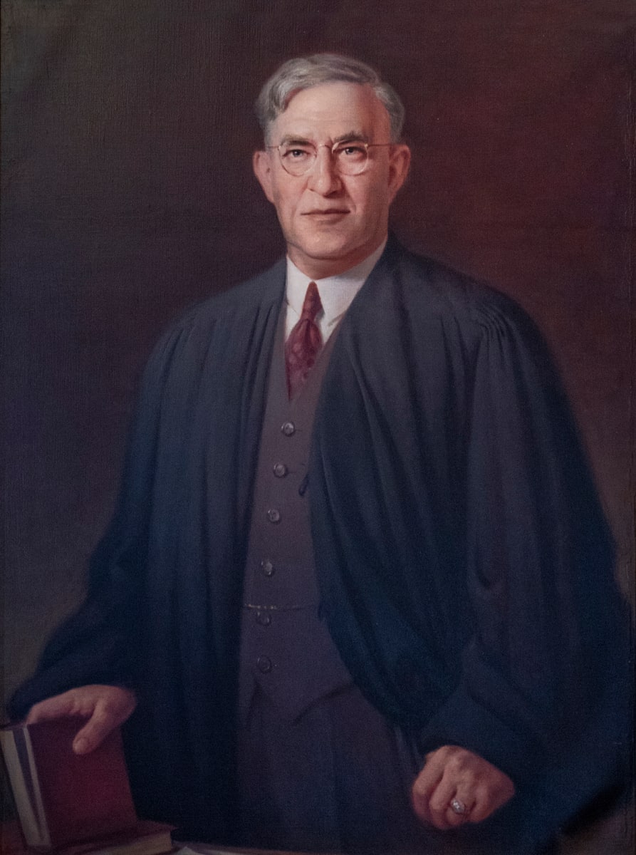 Portrait of Justice Roy Hughes Williams by Rolf Stoll 