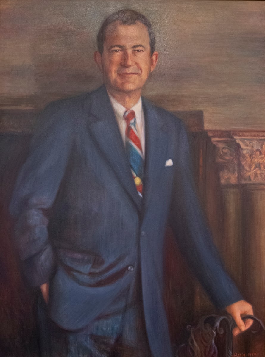 Portrait of Justice J. Craig Wright by Jennifer Leslie 